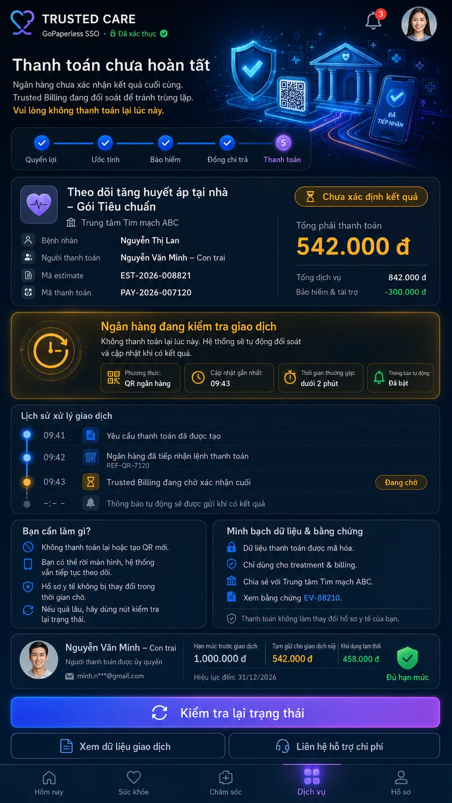 Kết quả xét nghiệm
